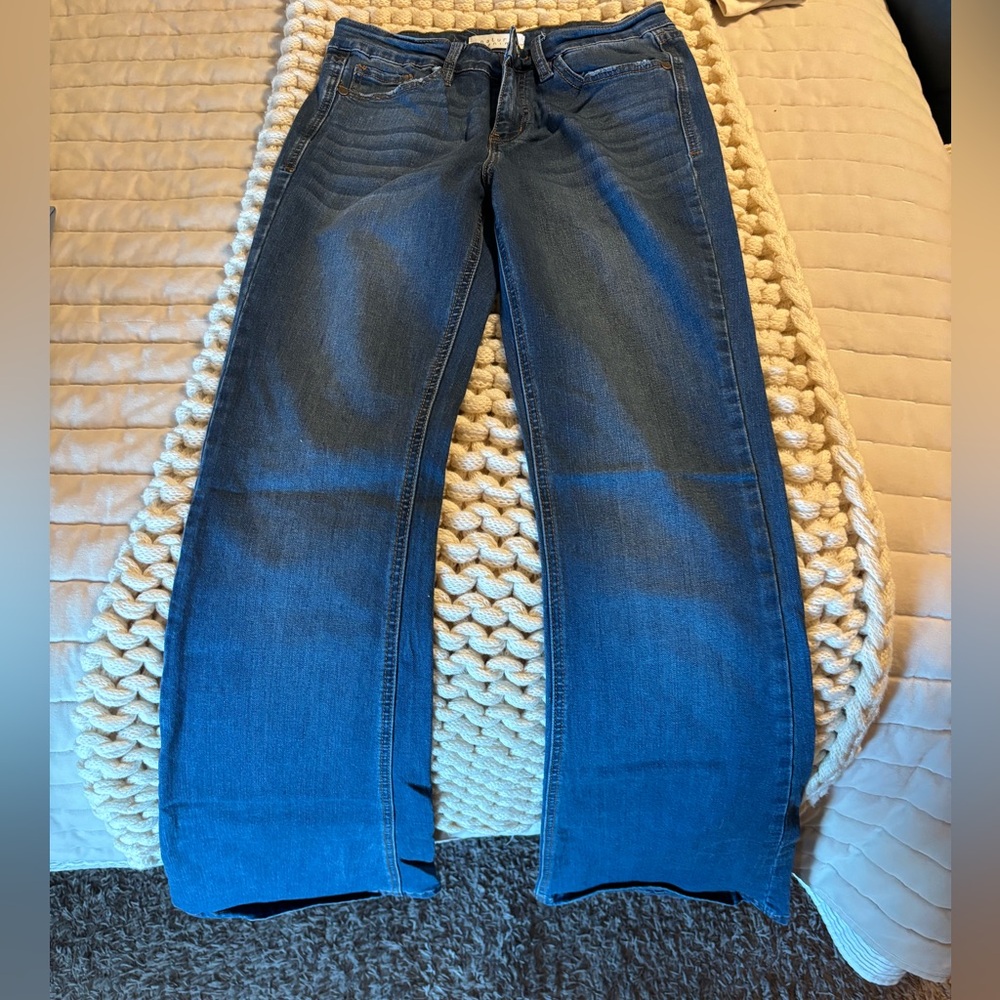 Nature denim wide leg jeans